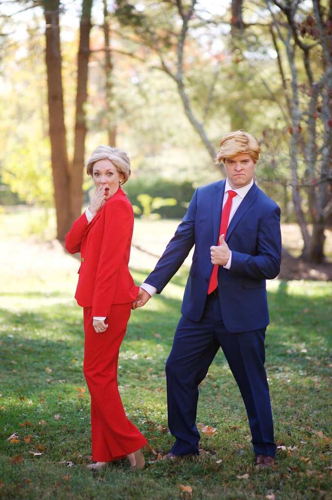 Donald Trump And Hillary Clinton Engagement Shoot Popsugar Love And Sex