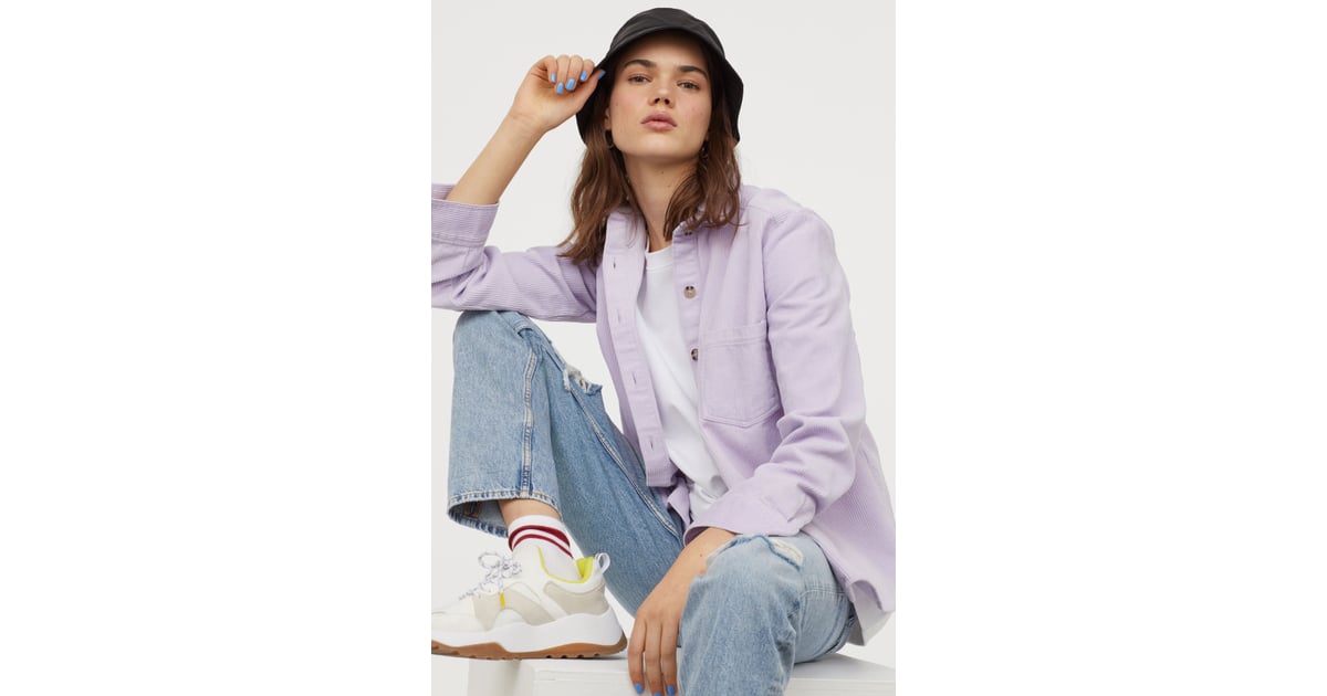 Corduroy Shirt | The Best H&M Clothes For Women Under $50 | POPSUGAR ...