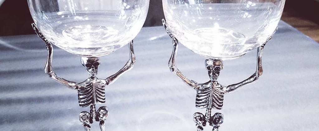 Skeleton Stem Wine Glasses