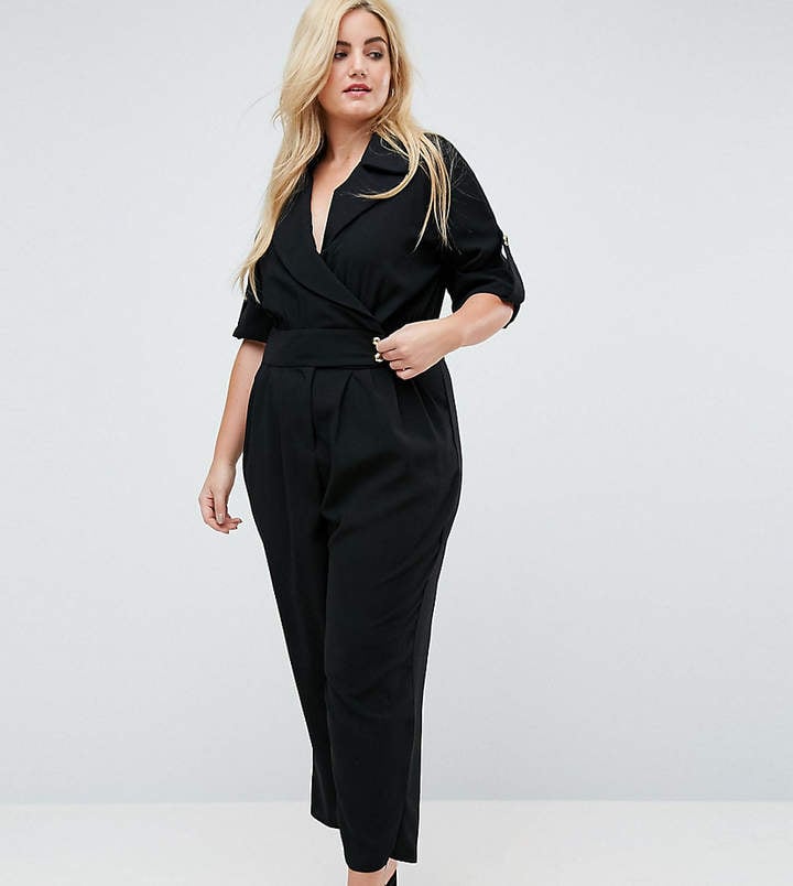 ASOS Soft Tux Jumpsuit