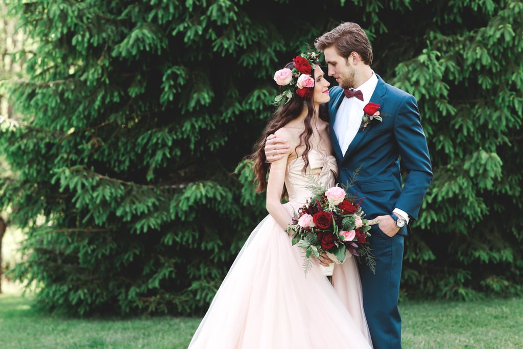 Woodsy Pink Bohemian Wedding