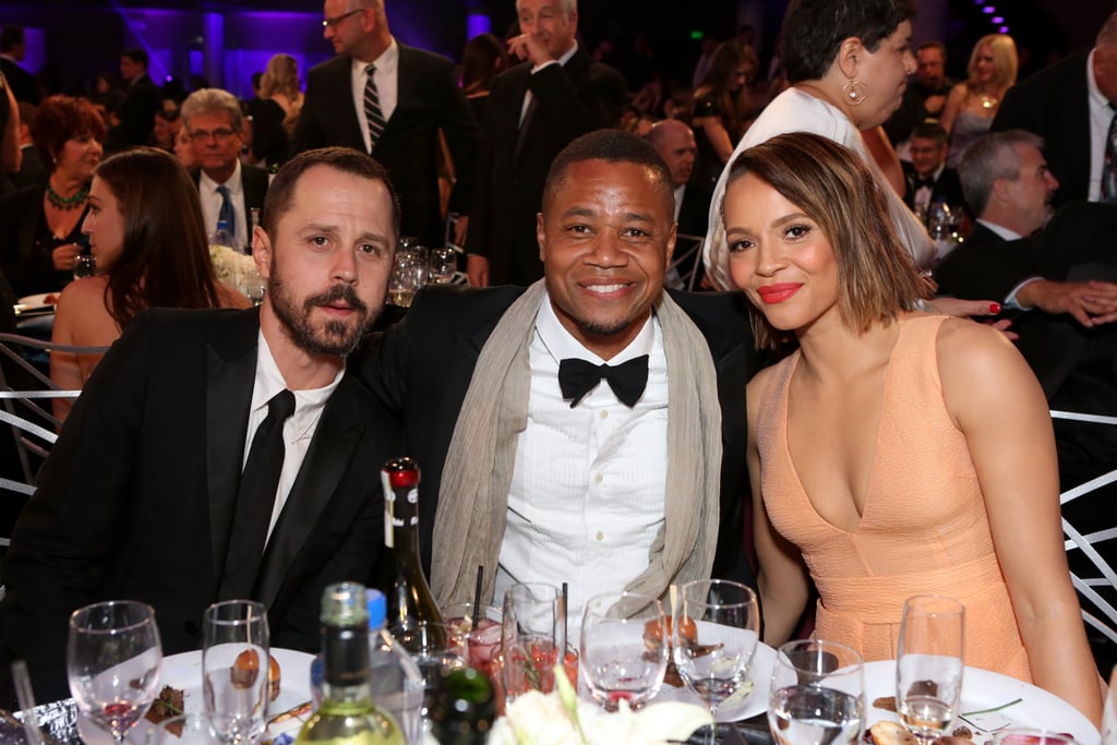 Giovanni Ribisi, Cuba Gooding Jr., and Carmen Ejogo shared a table.