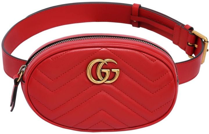 Gucci Gg Marmont 2.0 Leather Belt Pack