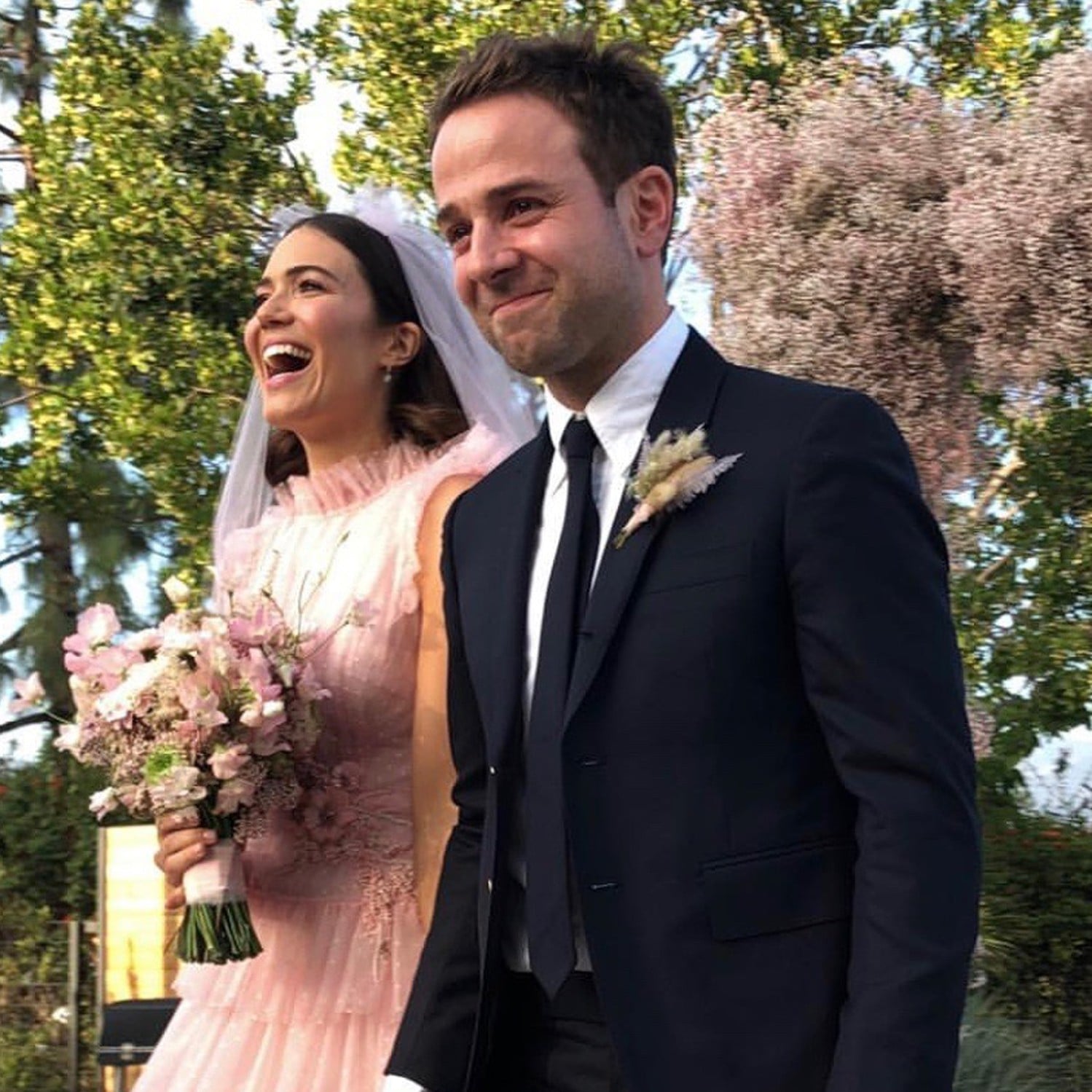 Mandy Moore Wedding Dress Popsugar Fashion
