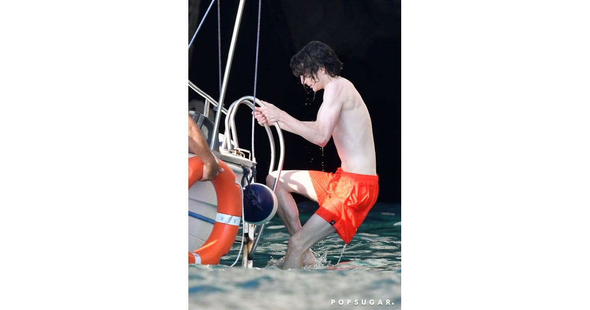 Timothée Chalamet LilyRose Depp Kissing on a Boat in Italy POPSUGAR