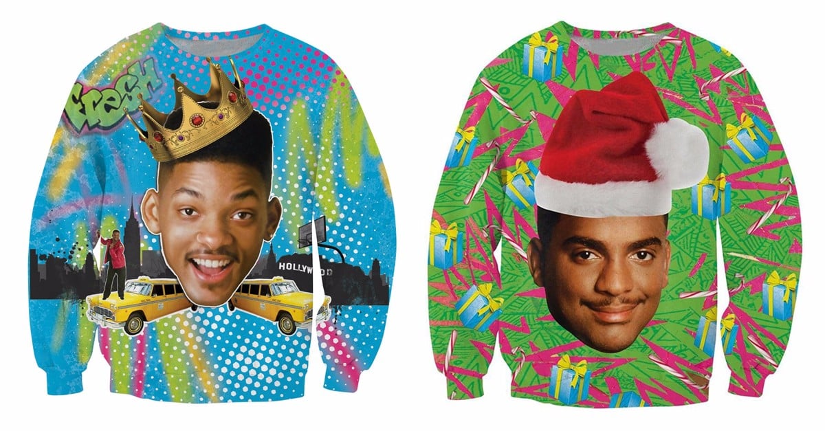 Fresh Prince of Bel Air Ugly Christmas Sweaters POPSUGAR Entertainment