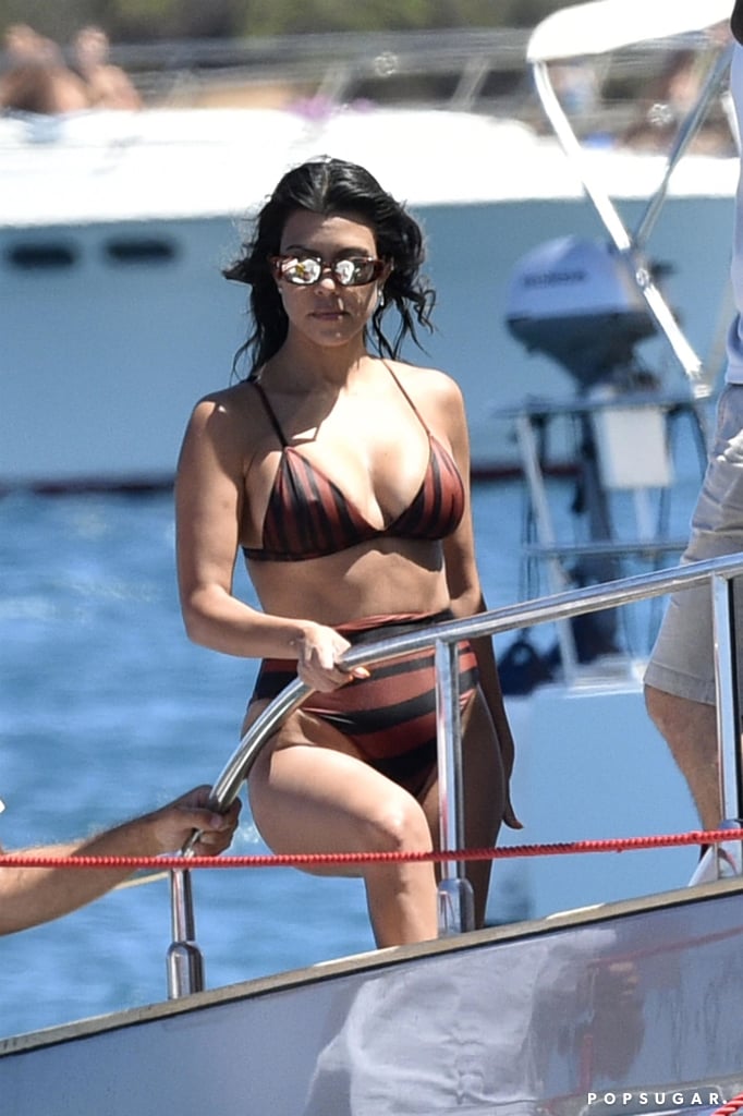 Kourtney Kardashian Bikini Pictures in Italy July 2019