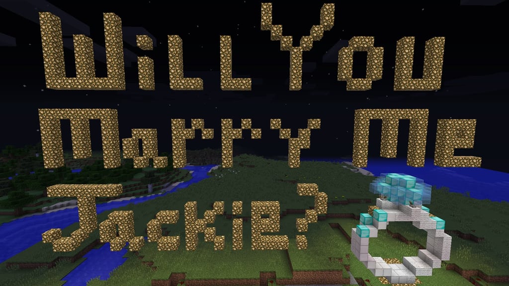 It's possible to propose with so many games, like Minecraft.