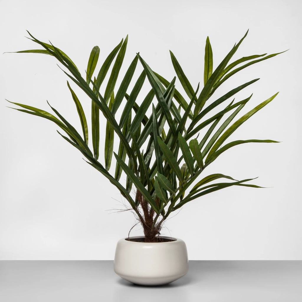 Artificial Potted Palm in Green/White Best Target Decor Under 50