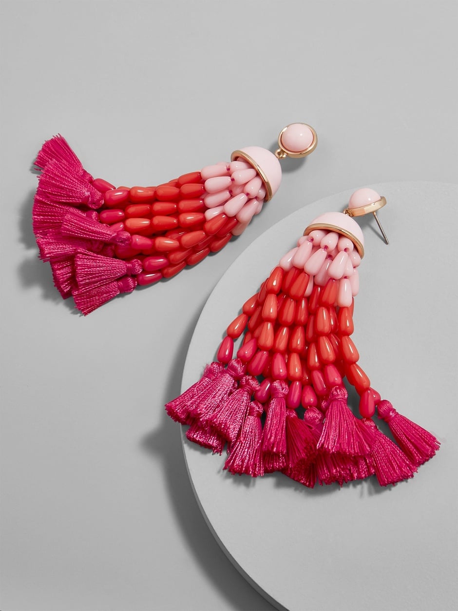 Baublebar pink tassel earrings store
