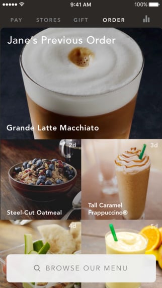 Starbucks New Rewards App