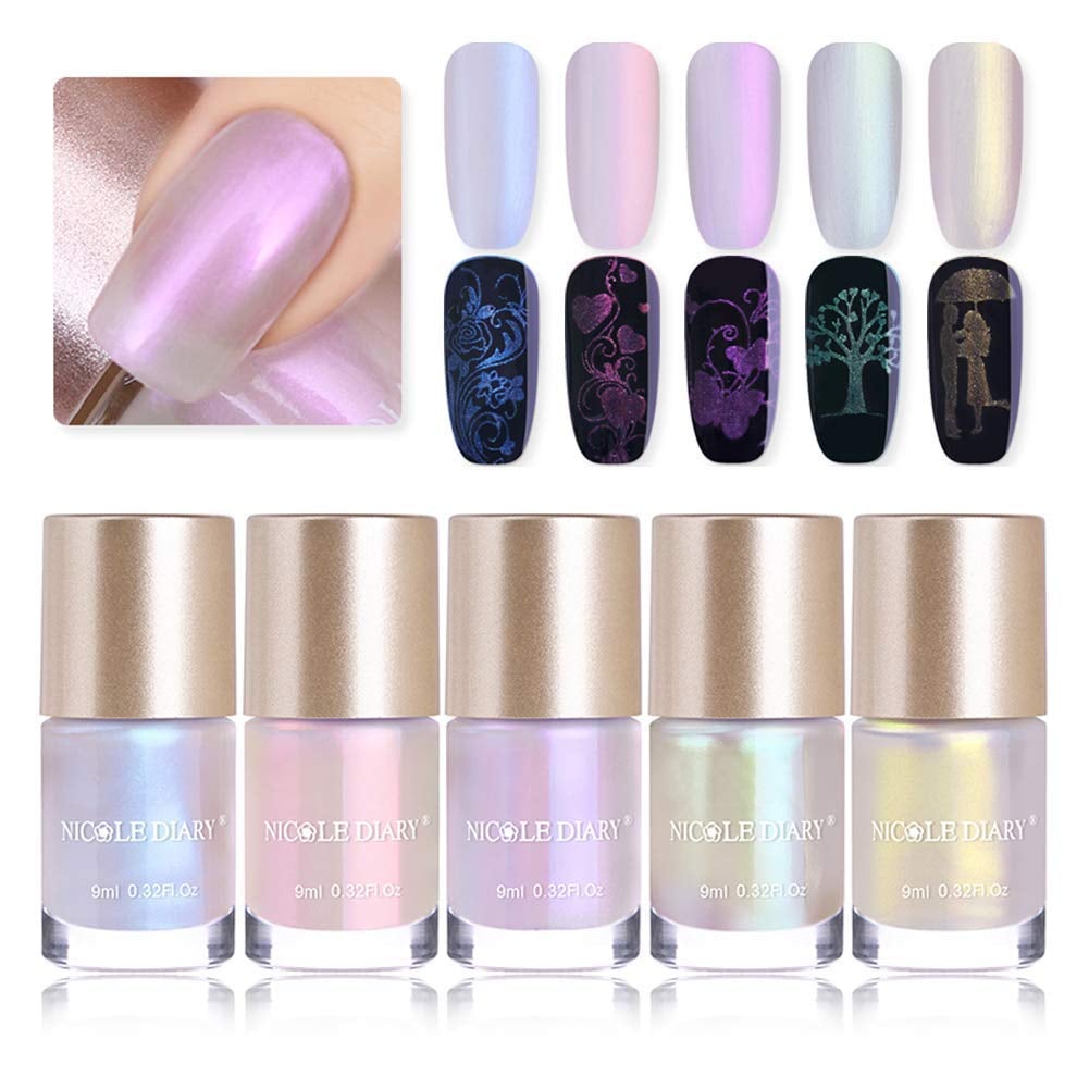 iridescent nail color