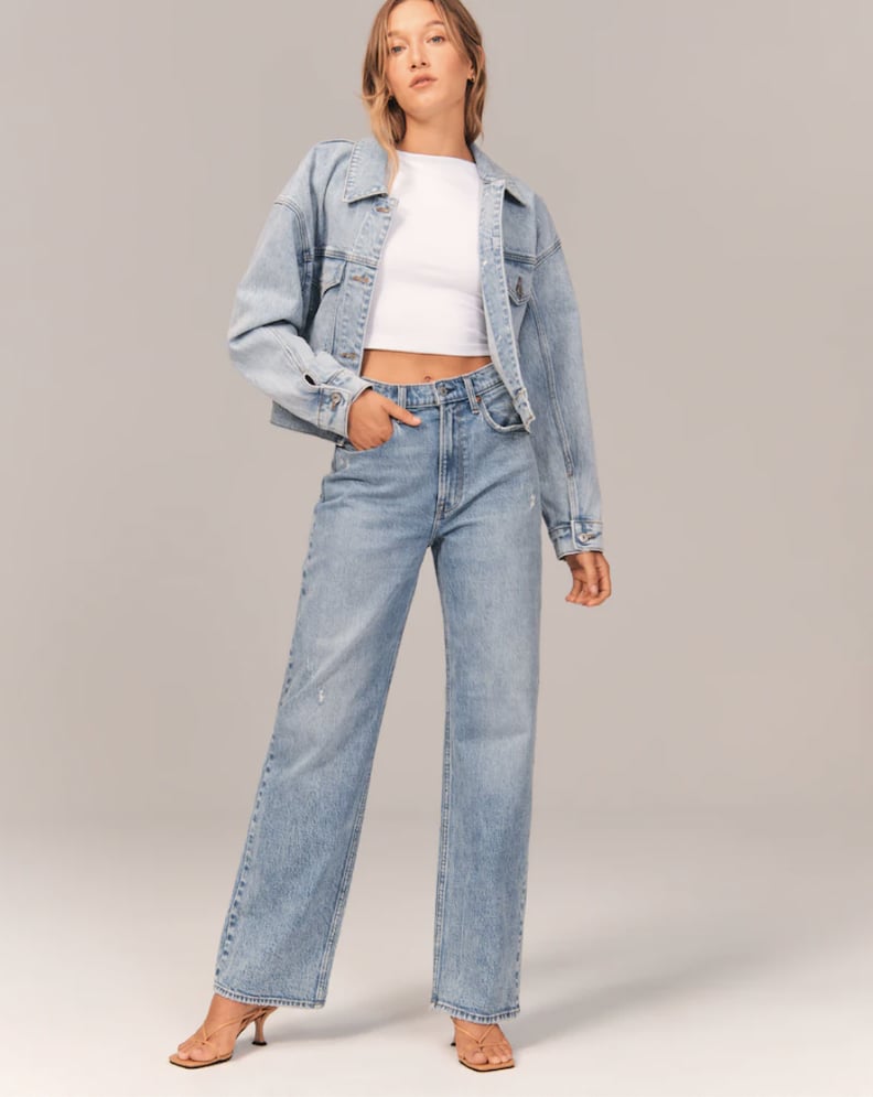 The Most Famous Denim: Abercrombie '90s Ultra High Rise Baggy Jeans