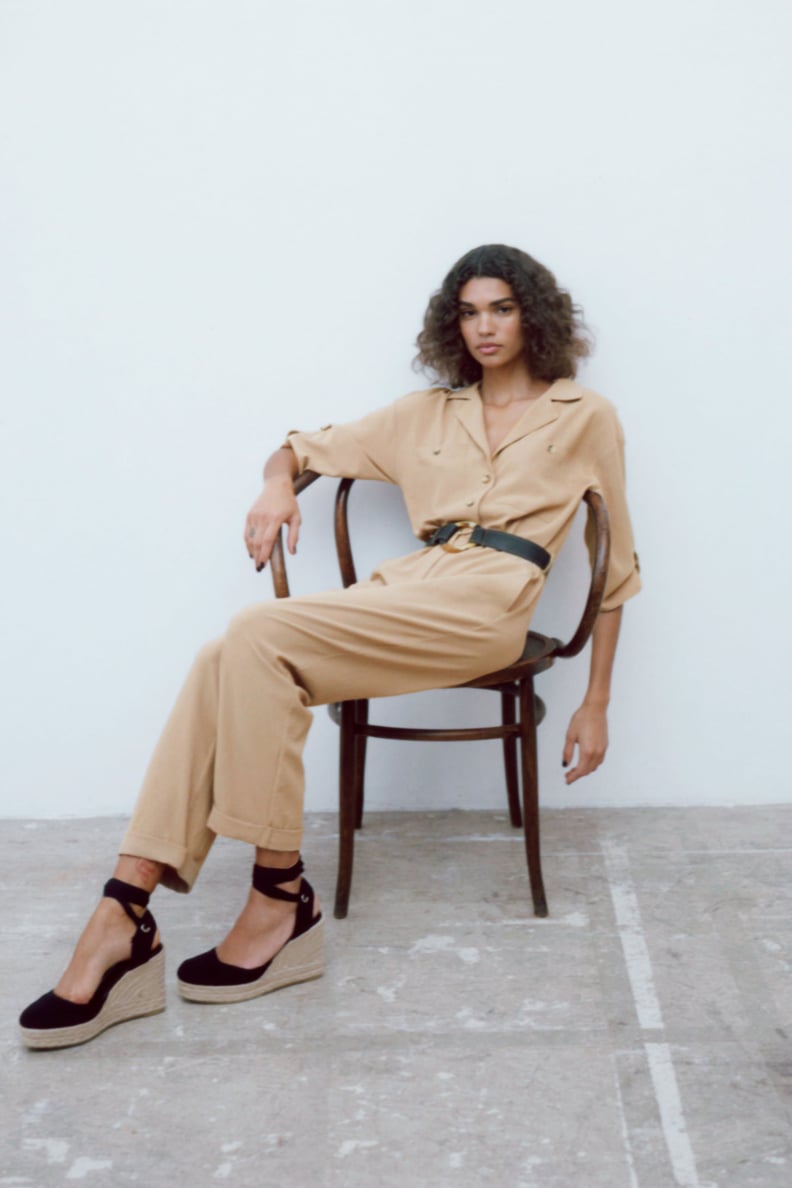 A Versatile Choice: Zara Belted Wrap Jumpsuit