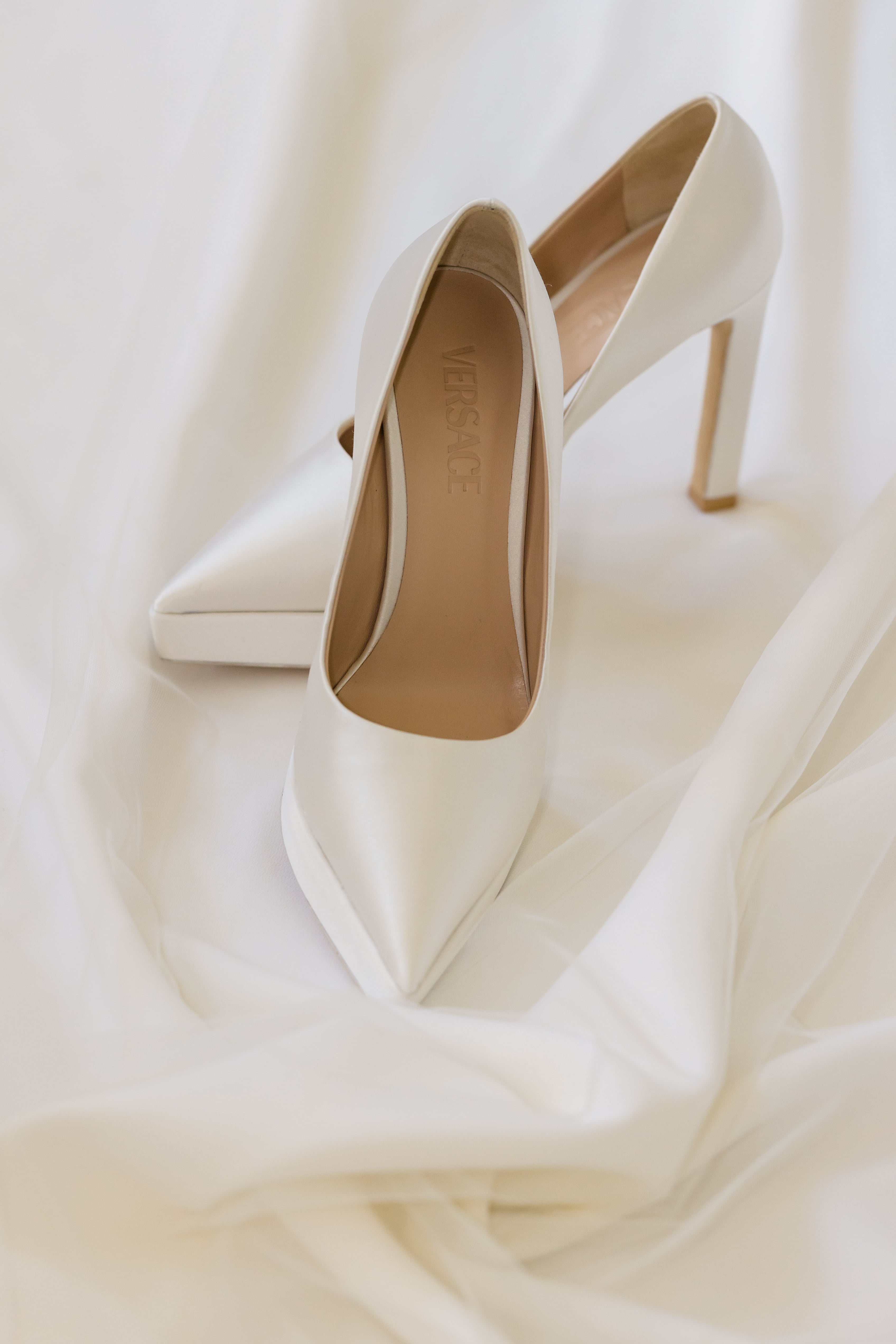 Versace bridal shop shoes