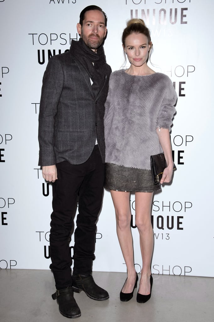 Kate Bosworth wore a furry top when she attended the Topshop Unique Autumn/Winter 2013 fashion presentation in London with Michael Polish in February.
Kate Bosworth wore a furry top when she attended the Topshop Unique Autumn/Winter 2013 fashion presentation in London with Michael Polish in February.