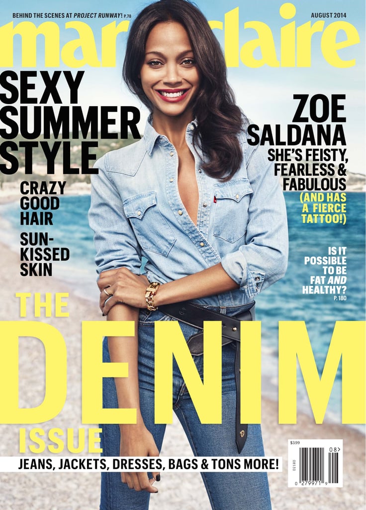 Zoe Saldana won't hide her feelings about her ex-boyfriends. The actress opened up about her love life in the August issue of Marie Claire (which hits newsstands on July 22), and she didn't mince words when it came to discussing her former lovers. While Zoe is currently married to artist Marco Perego, she has had two high-profile relationships in the past, including an 11-year romance with businessman Keith Britton and a two-year relationship with Bradley Cooper. Keep reading to see what Zoe has to say about her romantic life, both past and present. 
Source: Boe Marion/Marie Claire