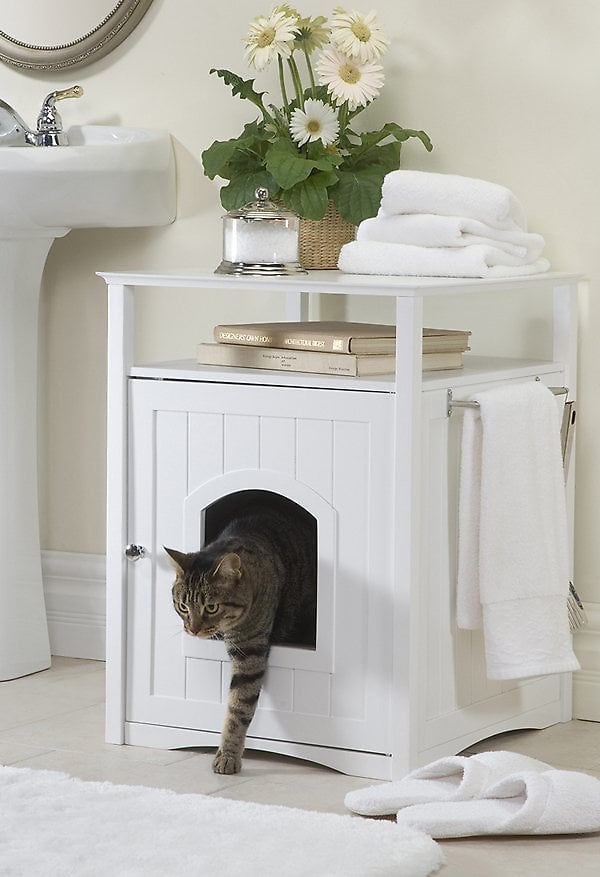 Merry Products Washroom Night Stand Multifunctional Litter Pan Cover
