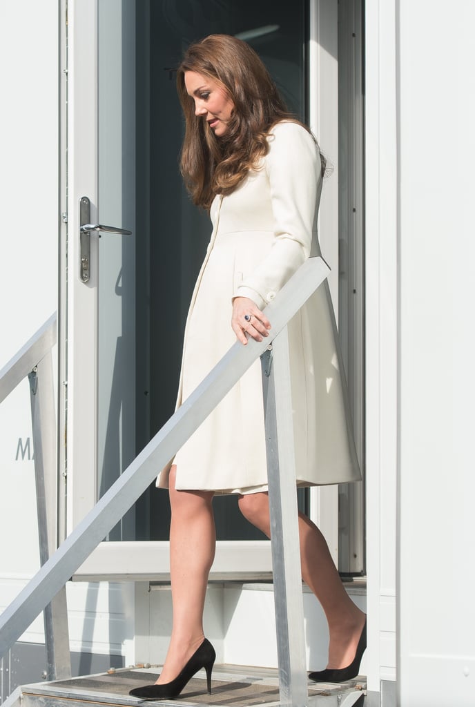 Kate Middleton Visits the Downton Abbey Set