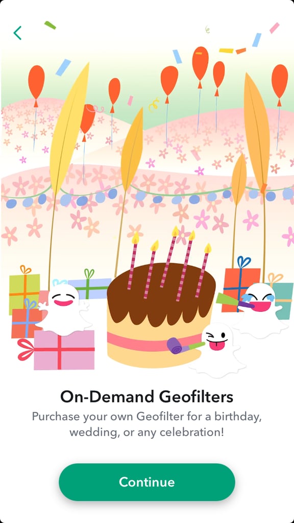 It'll walk you through what an on-demand geofilter is.