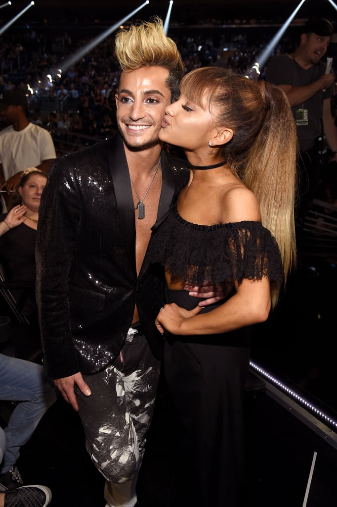 Frankie Grande and Ariana Grande at the 2016 MTV Video Music Awards.