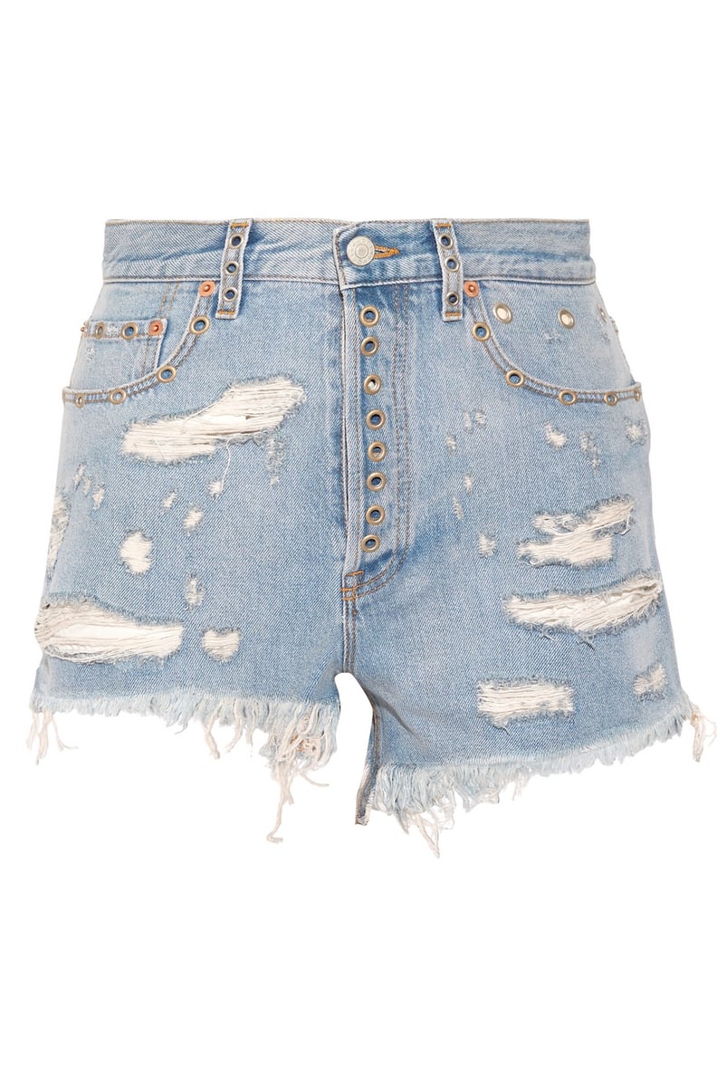 Shop It: Gucci Embellished Denim Shorts