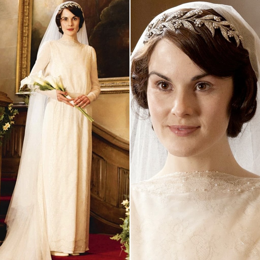 downton-abbey-lady-mary-wedding-outfit-popsugar-fashion