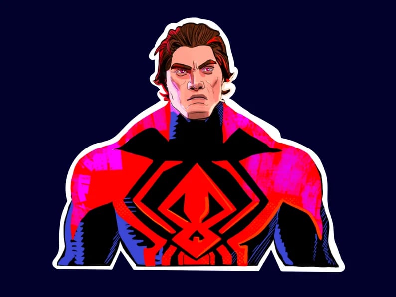 For Your Water Bottle: Spider-Verse Miguel O'Hara Sticker