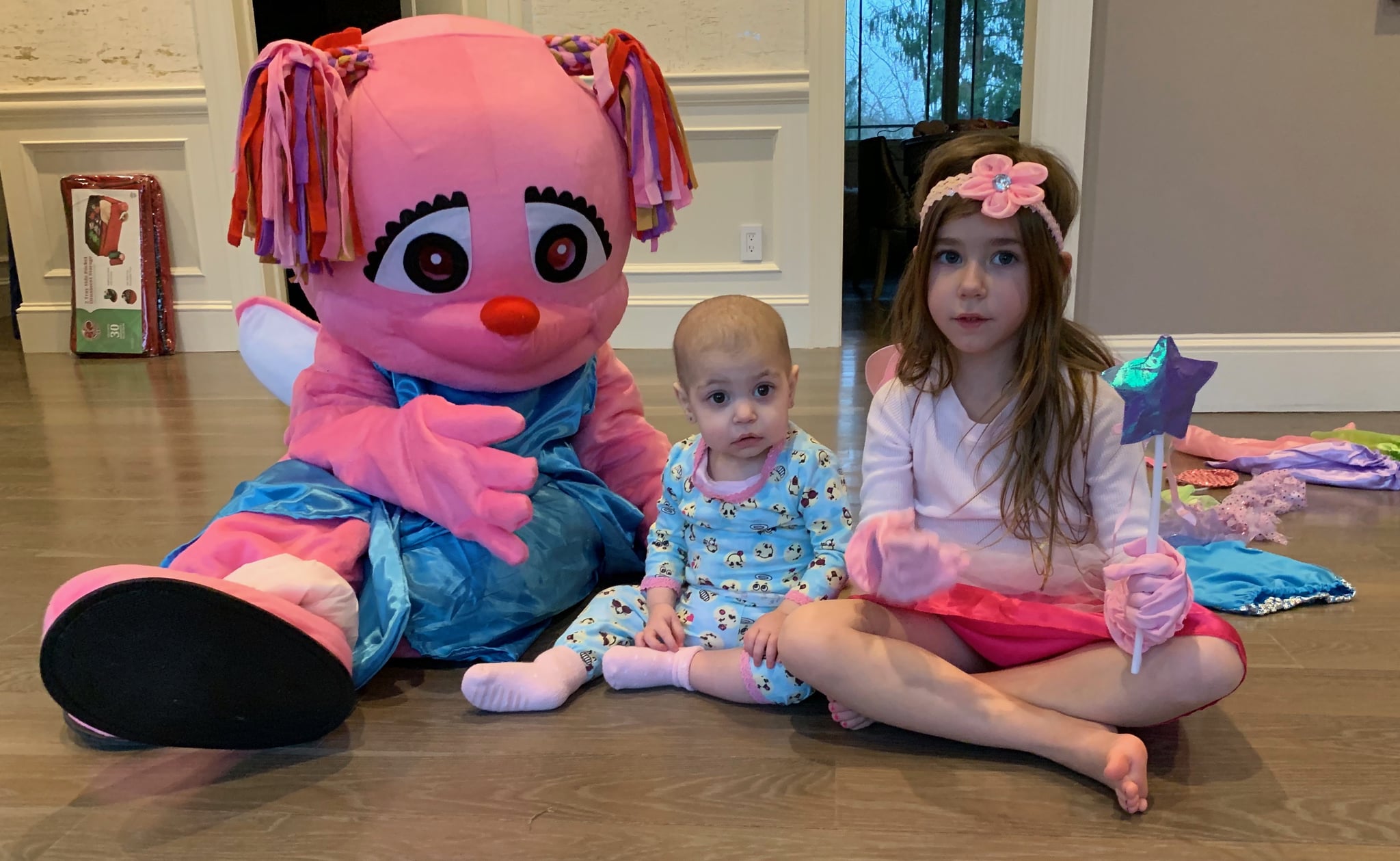 Sawyer And Harper And Dylan Dressed As Abby Cadabby From Sesame This Mom Is Raising Money For Kids Fighting Cancer After Her Baby Survived Stage 4 Neuroblastoma Popsugar Family Photo 4 Lets see if she sesame street, abby cadabby, childrens thank you cards, kids thank you cards, sesame street note card. dylan dressed as abby cadabby