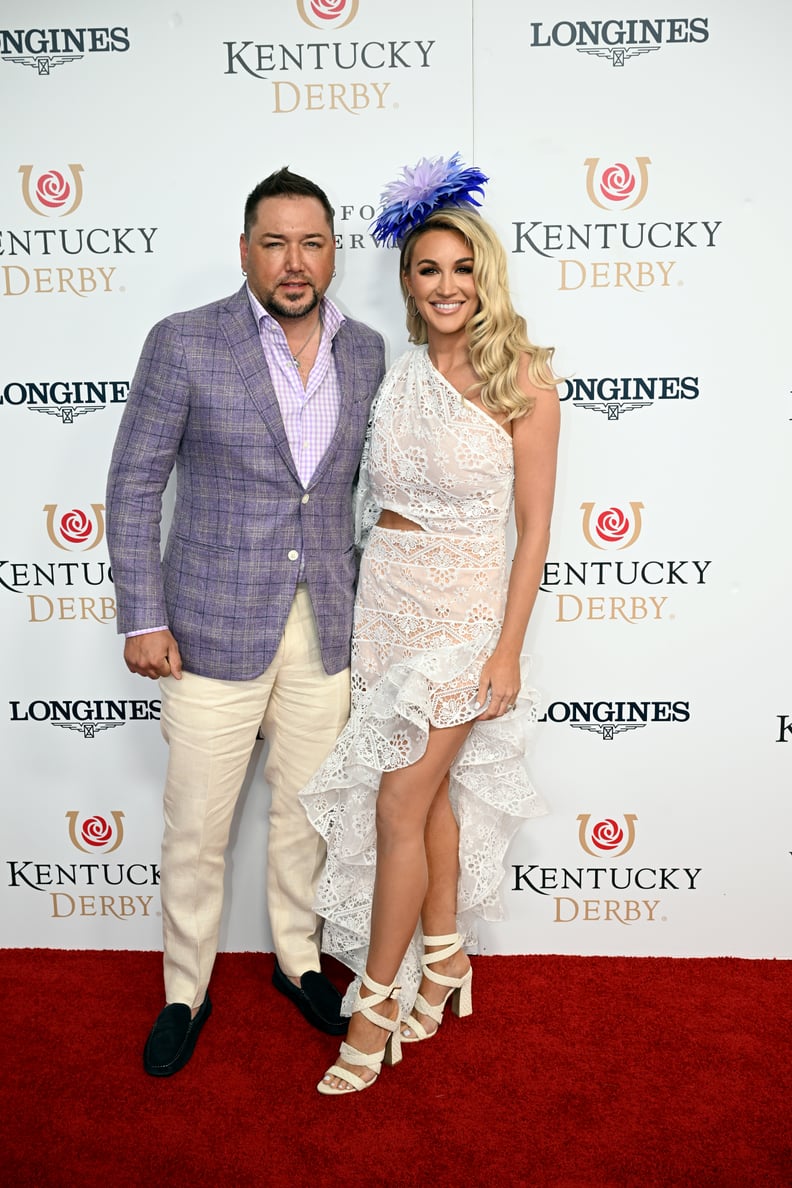 Jason and Brittany Aldean at the 2022 Kentucky Derby