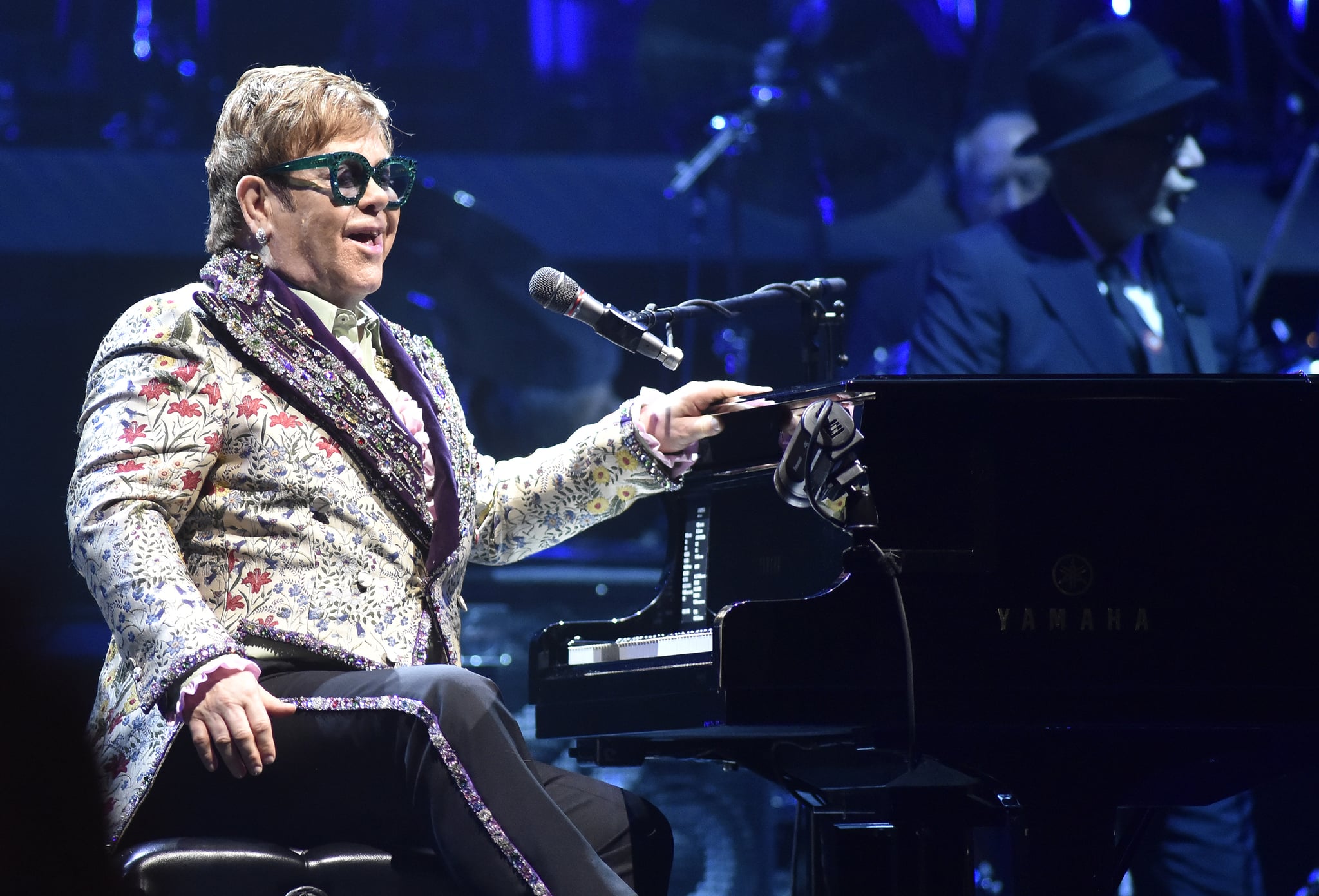 SACRAMENTO, CALIFORNIA - JANUARY 16: Elton John performs during his 