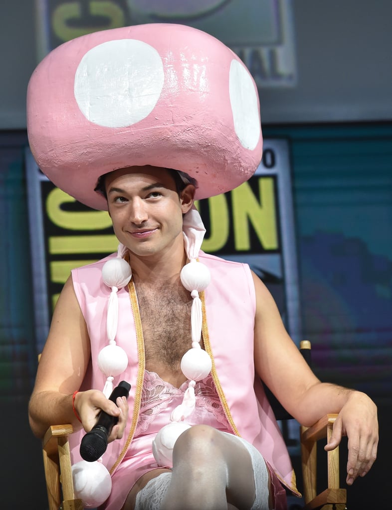 Ezra Miller as Toadette at Comic-Con 2018