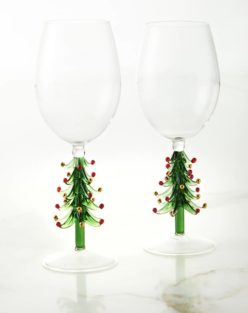 Shop the Viral Christmas Tree Wine Glasses