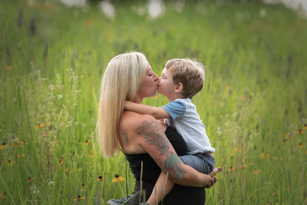 Mom's Rainbow Maternity Photos