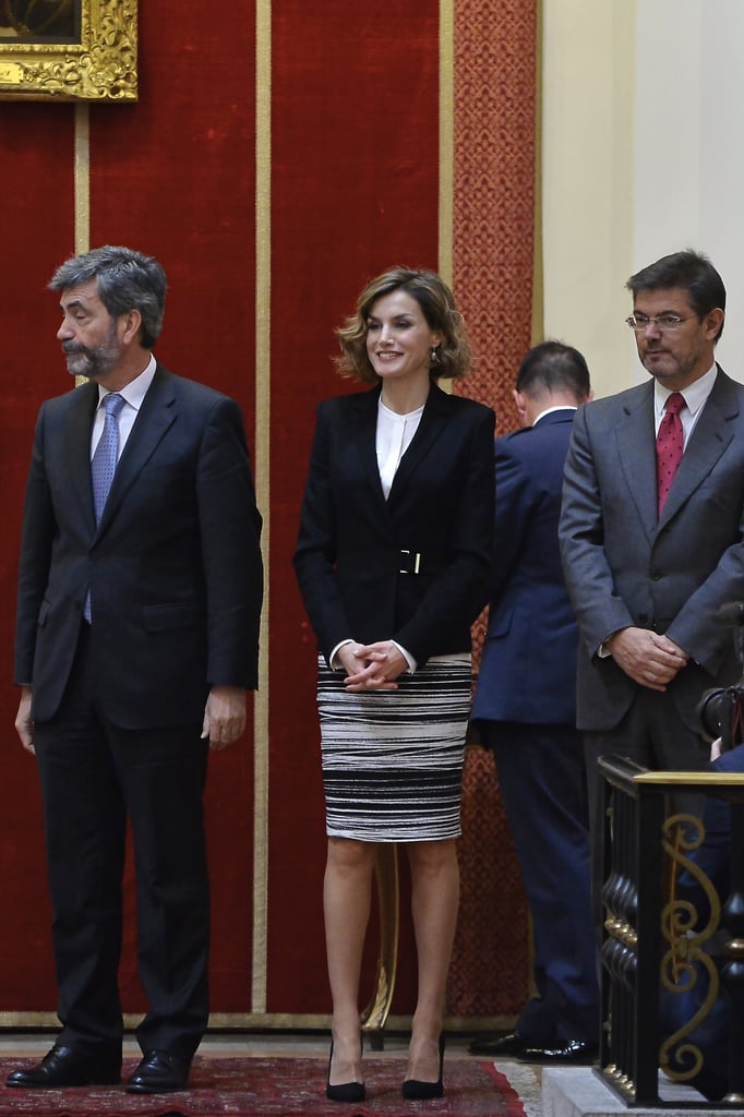 Queen Letizia Wears the Ultimate Office Holiday Party Outfit