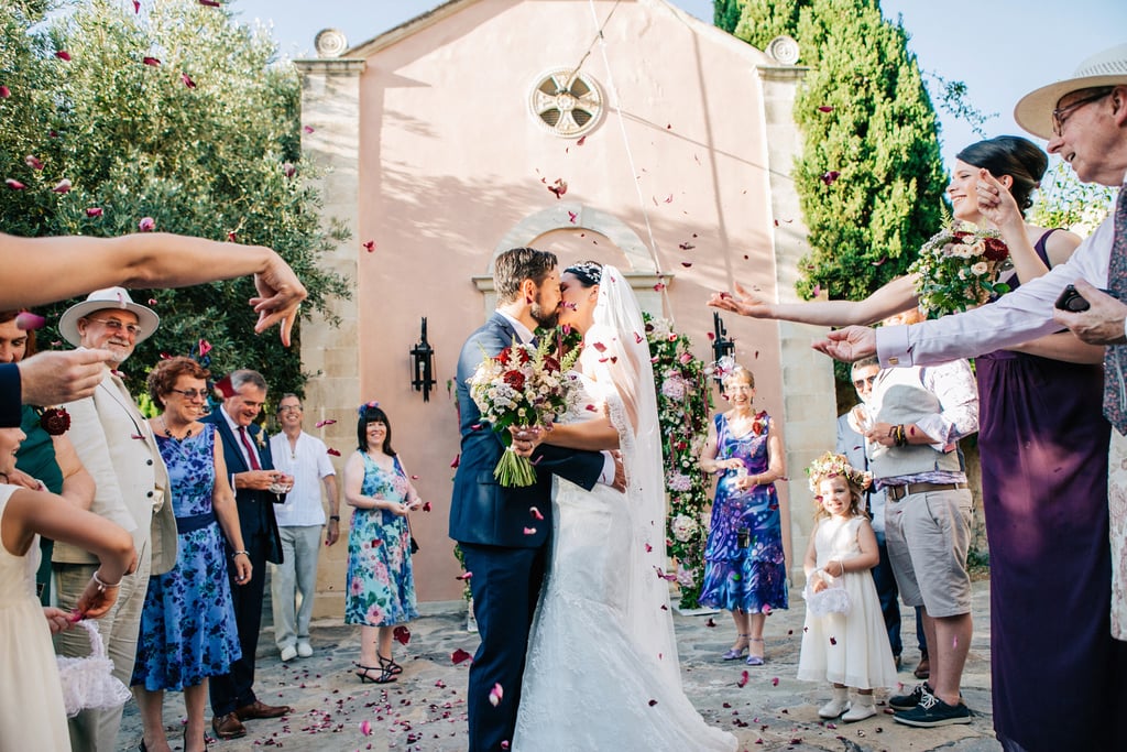 Lara and James tied the knot at Grecotel Agreco, a breathtaking farm on the Greek island of Crete with lush landscapes and gorgeous architecture. See the wedding here!
