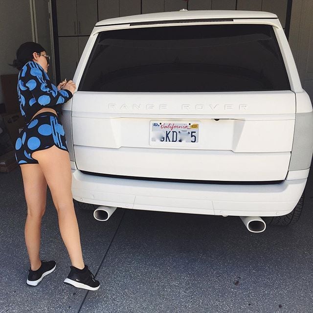 She drives a Range Rover.