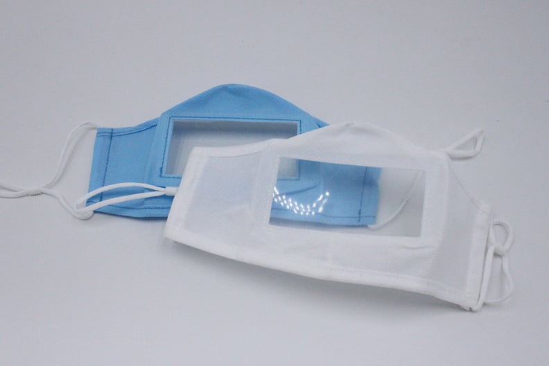 Adult Sized Non Woven Fabric Masks with Clear Viewing Window