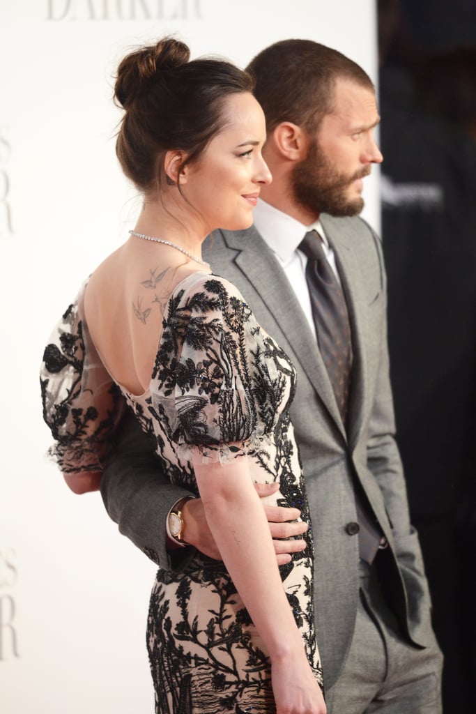 Jamie Dornan and Dakota Johnson Fifty Shades Darker UK 2017
