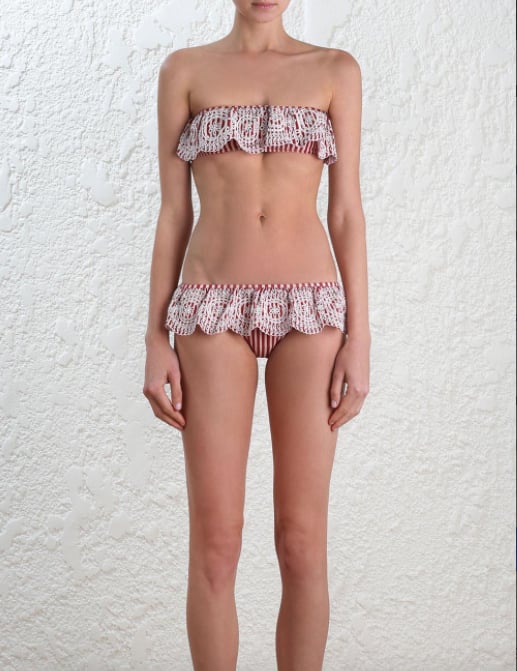 Zimmermann Meridian Stripe Bikini ($300)