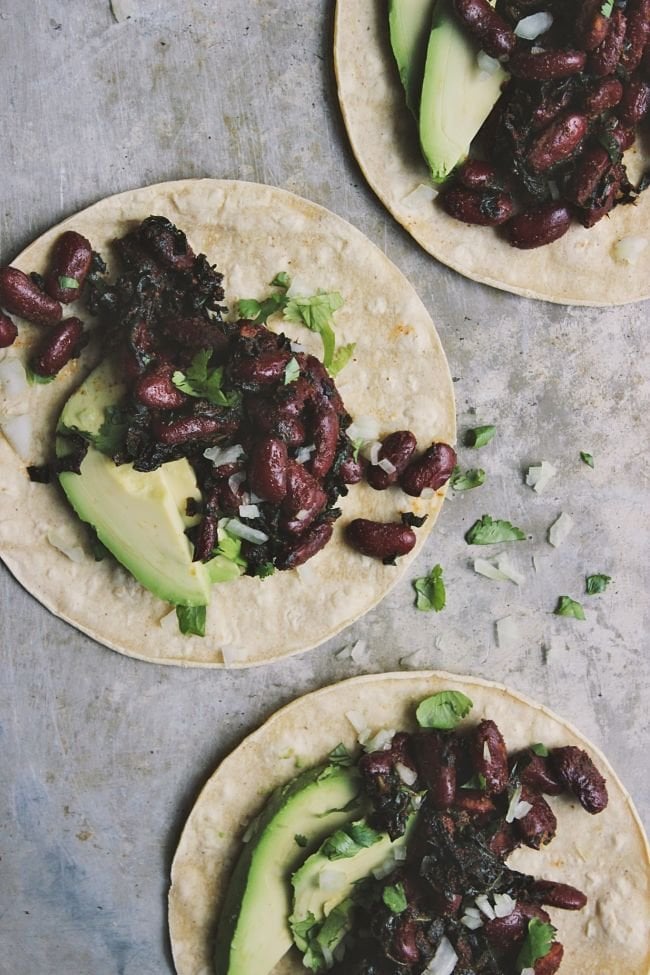 Beans and Greens Tacos