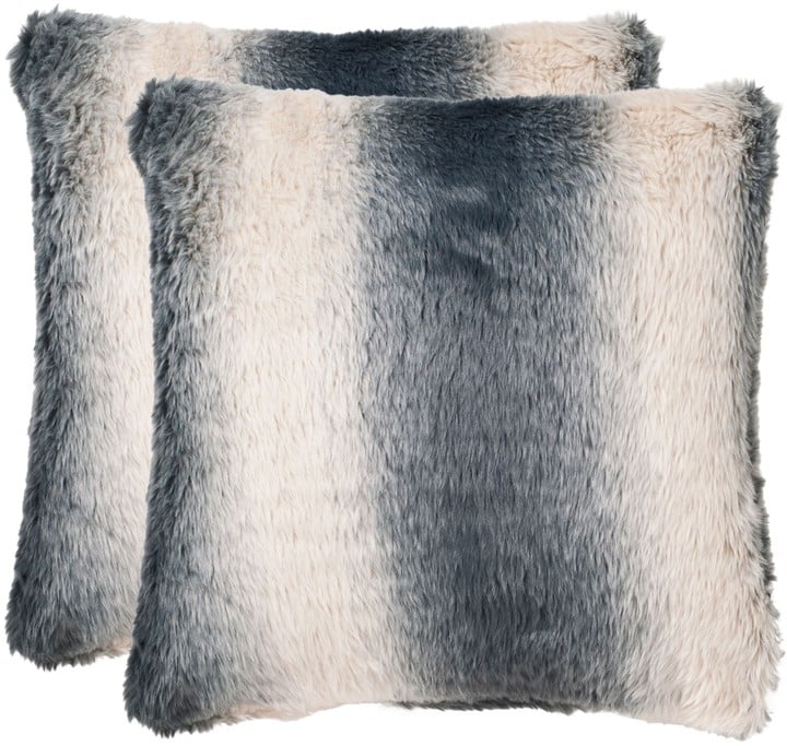 The Well Appointed House Faded Grey Ombre Accent Pillow