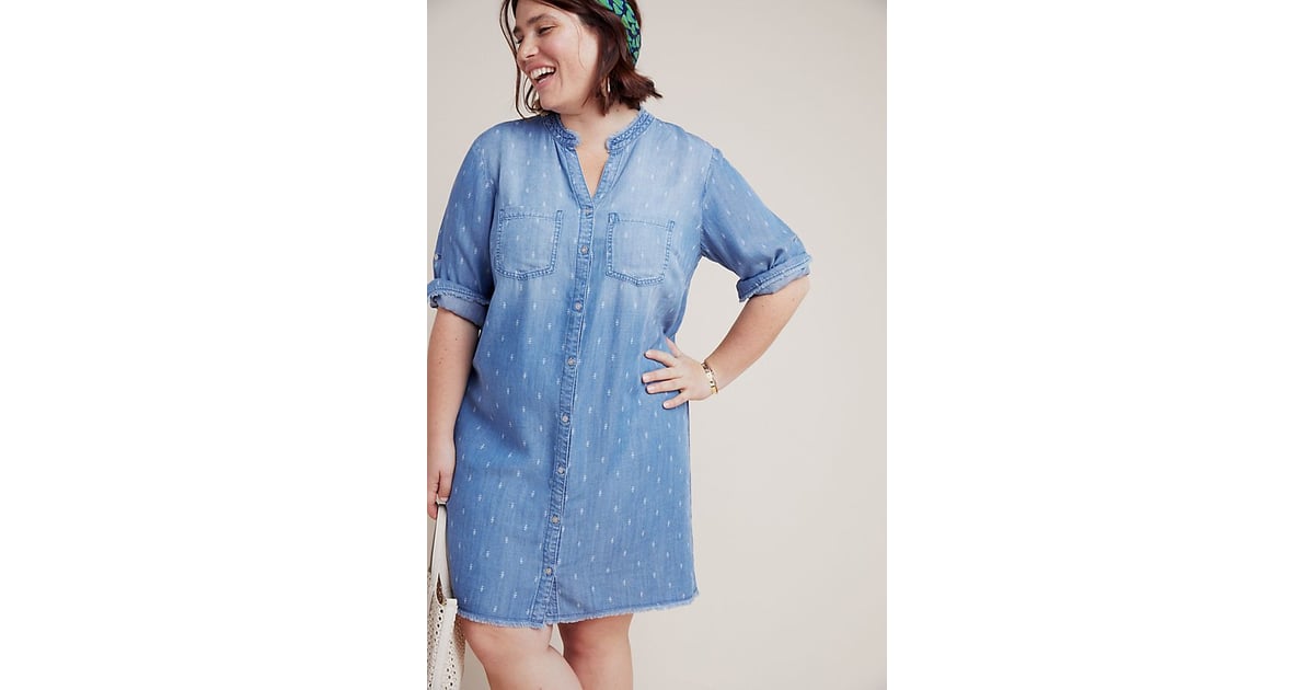 Cloth Stone Bernardino Chambray Shirtdress Anthropologie S New