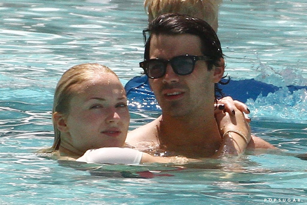 Joe Jonas and Sophie Turner Kissing in Miami August 2018