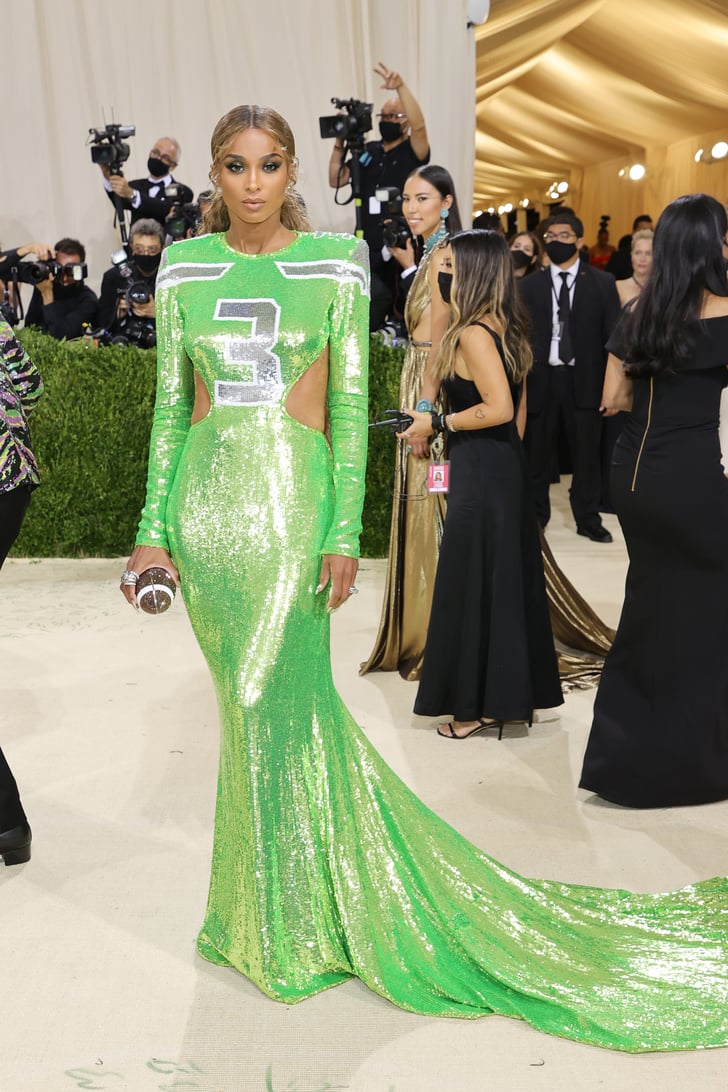 Ciara's Peter Dundas Jersey Dress at the 2021 Met Gala