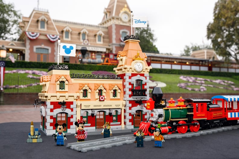 Pictures of the Lego Disney Train and Station Set at Disneyland