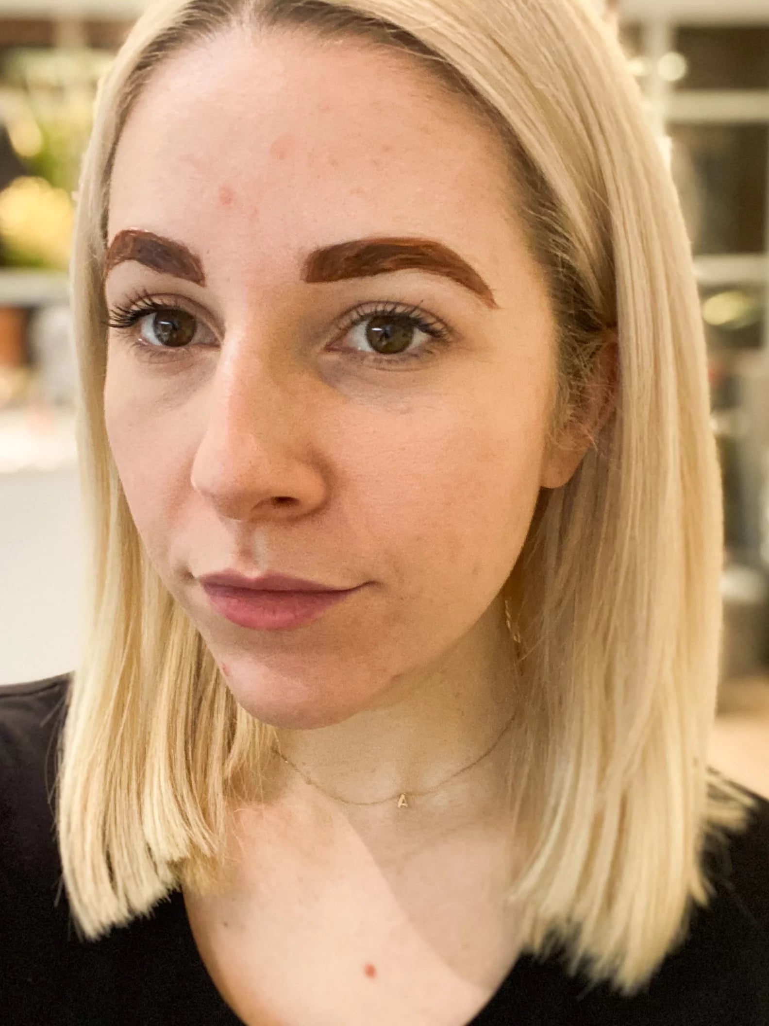 Brow Lamination Before and After
