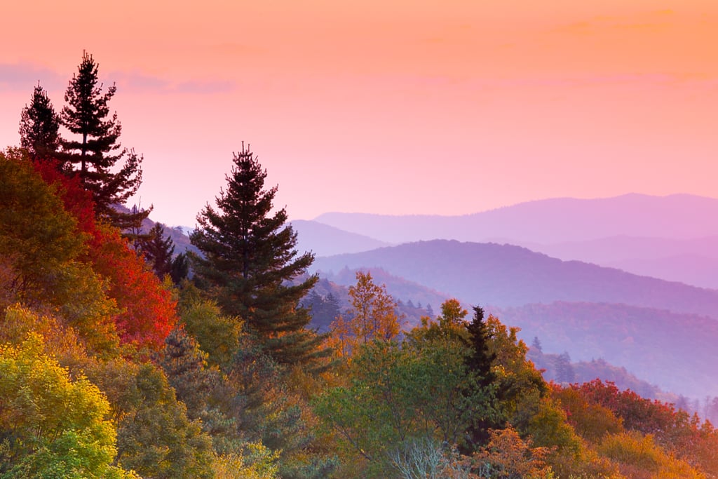 north carolina scenery smokey mountains