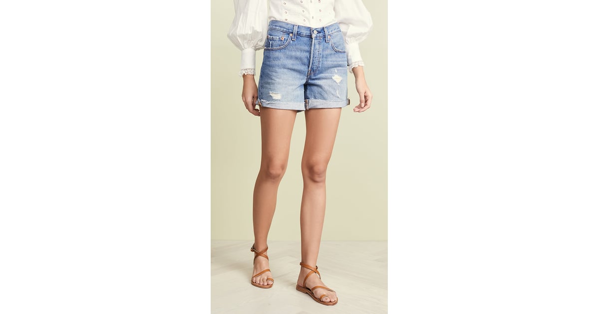 Levi&#39;s 501 Long Shorts | Best Clothes and Accessories on Sale | August 2020 | POPSUGAR Fashion ...