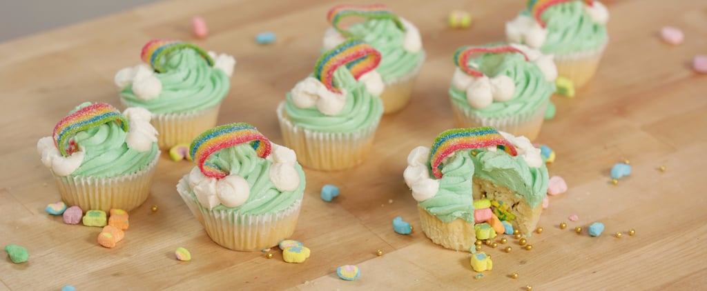 Surprise-Inside Lucky Charms Cupcakes Recipe